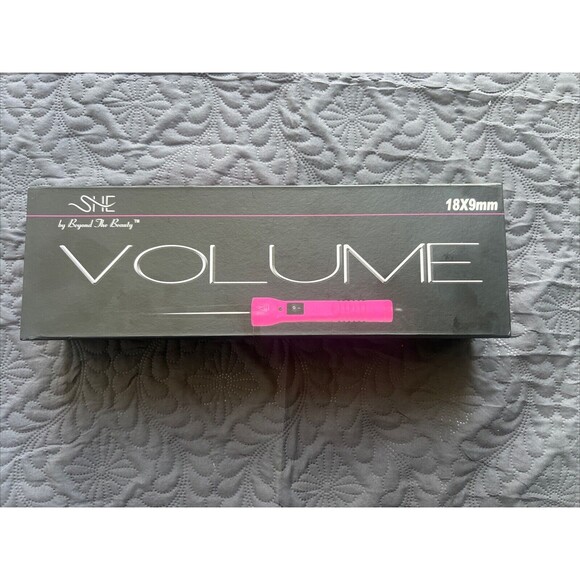 SHE by Beyond the Beauty Curling Volume Iron 18 x 9mm Black &Baby Pink NIB - Picture 3 of 12